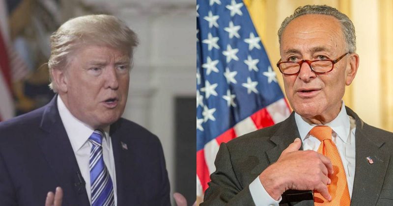 Schumer Makes Demand of President Trump That Will Have You Seeing Red