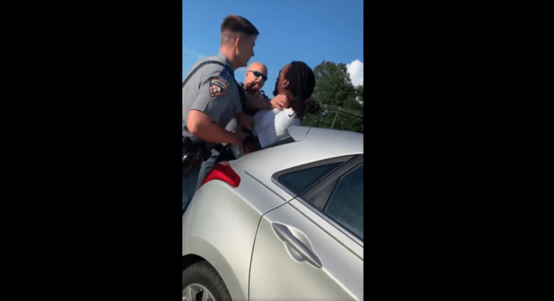 SHOCKING Video Shows Cops Arresting Black Man for ‘”Speeding” Then Chokes Him For Questioning It