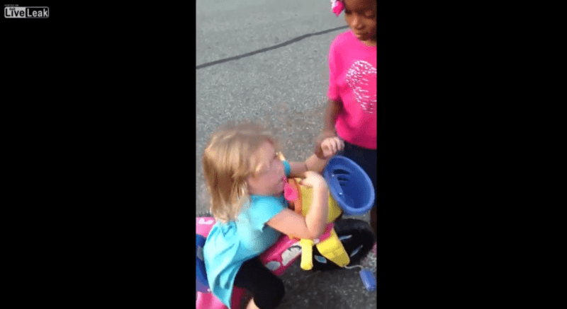 HORRIFIC Video Shows Black Kids Assaulting and Harassing 3-Year-Old White Girl