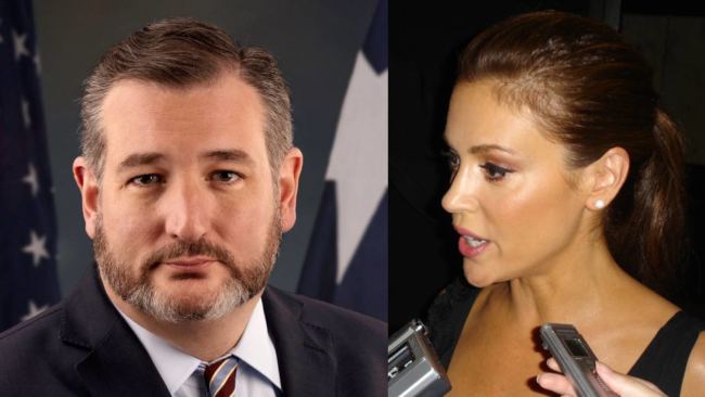 Alyssa Milano Changes Her Tune After Meeting With Ted Cruz On Gun Control and 2nd Amendment