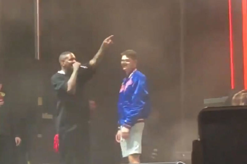 WATCH: Rapper Kicks Fan Off Stage After Refusing To Yell “F**k Donald Trump”