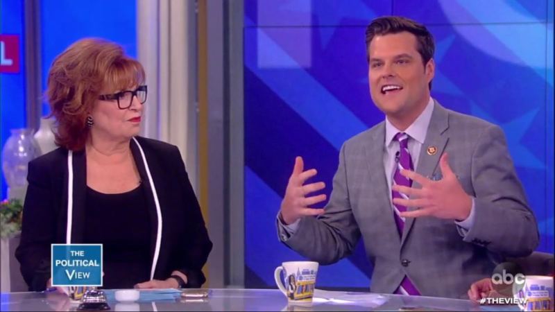 Rep. Matt Gaetz Clashes with The View Over Trump, Roger Stone, and Political Left