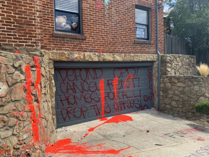 Far-Left Mayor’s House Shot With Fireworks and Vandalized By Mob of Antifa Militants