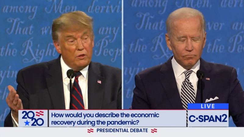WIRED BIDEN: What Was It That Slipped Out of Joe’s Jacket During Debate?