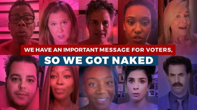 WATCH: Celebrities Get Naked to Convince Liberal Zombies to Vote – Then Get Mocked Mercilessly