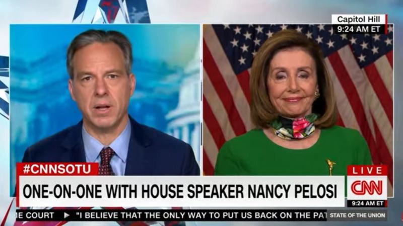 CNN Host Grills Pelosi for Refusing to Take New Relief Bill