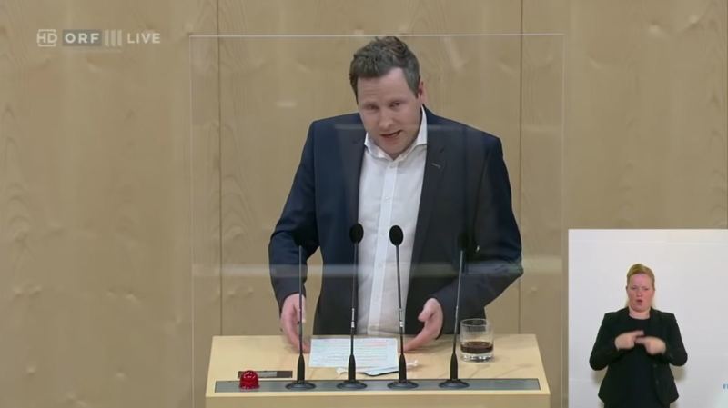 Austrian Lawmaker Conducts Rapid COVID Test Before Parliament, You Won’t Believe The Results!