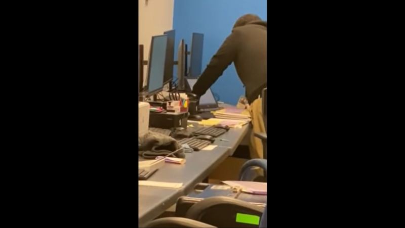 WATCH: Video Surfaces of Dominion Employee Allegedly Plugging USB Into Laptop to Change Votes