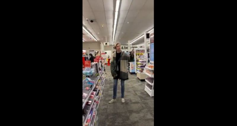 WATCH: Woman Reaches Breaking Point with COVID at Drug Store, “I’m Done”, “I’m Not Putting That On My Face”