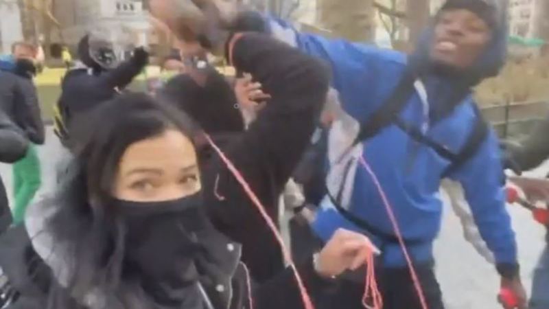 WATCH: Antifa Tears Through Streets of NYC in Riot Gear, Media Remains Completely SILENT