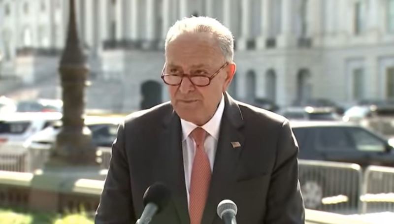Chuck Schumer Caught on Hot Mic Telling Biden, “We’re Going Downhill…” in Election