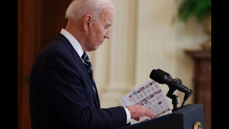 Did You See What Biden Had During Press Conference?