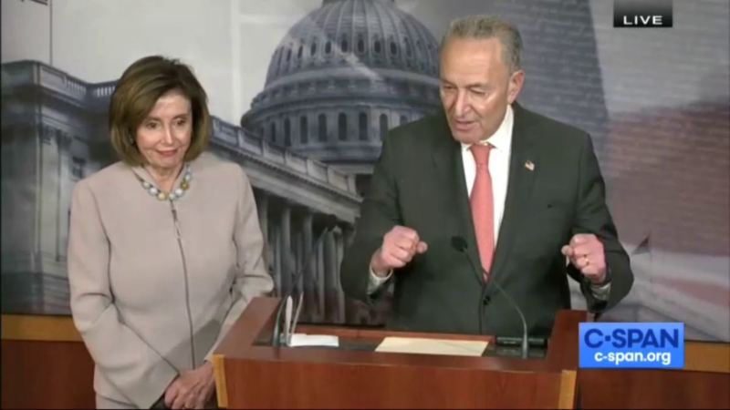 Special Bailouts for Pelosi and Schumer Tied Into Stimulus Bill