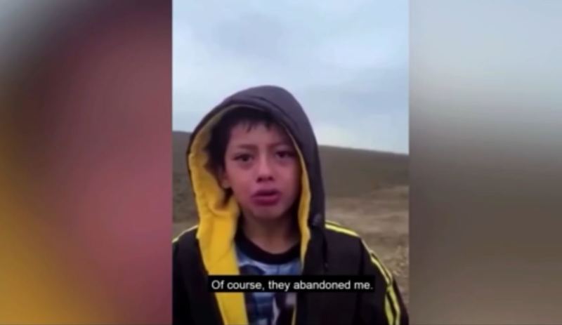 WATCH: Heartbreaking Moment Border Patrol Find Boy Crying and Wandering Alone in Desert After Group Abandons Him