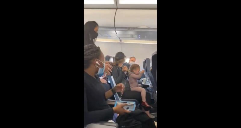OUTRAGEOUS!!! Flight Attendant Kicks Family Off Plane for Daughter Not Wearing Mask…WHILE EATING! (VIDEO)