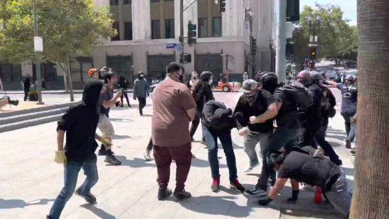 Antifa Gets Beat Down by Patriots During California Rally (VIDEO)