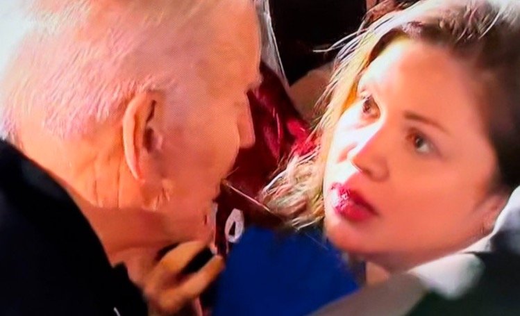 WTH? Biden Spits in Face of Woman at Rally for Tyrant McAuliffe (VIDEO)