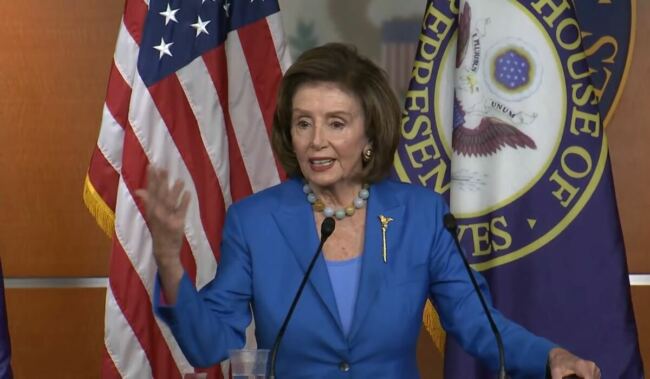 Nancy Pelosi Berates the Media for Not Pushing Democrats’ Spending Bill