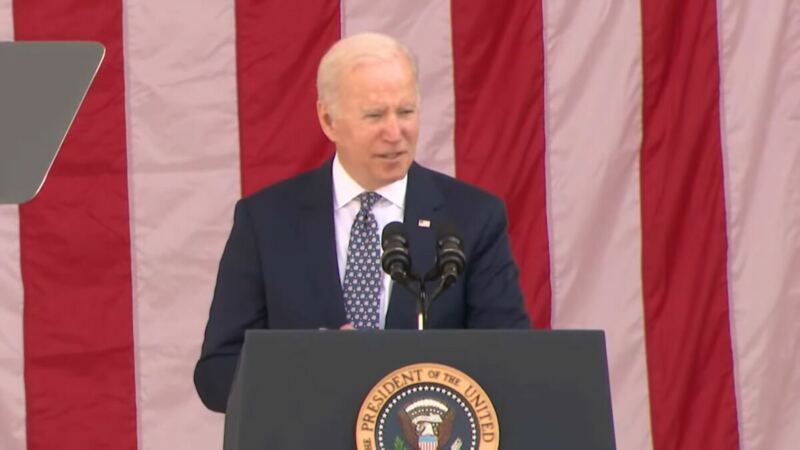 Biden Goes Full-Blown Racist During Live Speech at Arlington National Cemetery