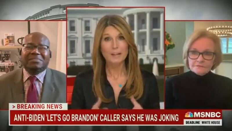 MSNBC Lunatic Claims Saying ‘Let’s Go, Brandon’ is ‘Slow-Moving Insurrection’
