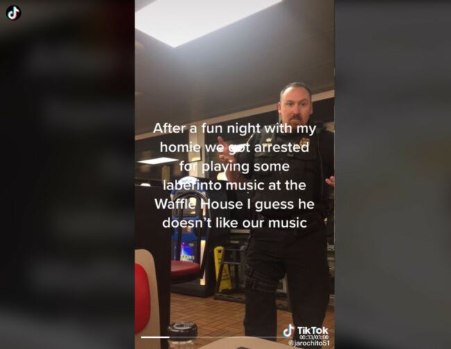 Deputy Barney Fife Arrests Waffle House Patron for “Hootin’ and Hollerin”