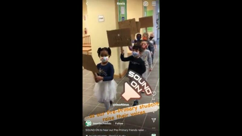 Woke School Forces Masked Kindergarteners to March While Chanting Blаck Lives Mаtter (VIDEO)