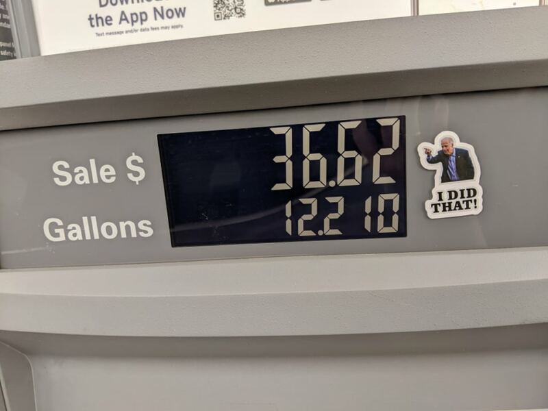 Unbelievable: Man Arrested After Placing Sticker on Gas Pump
