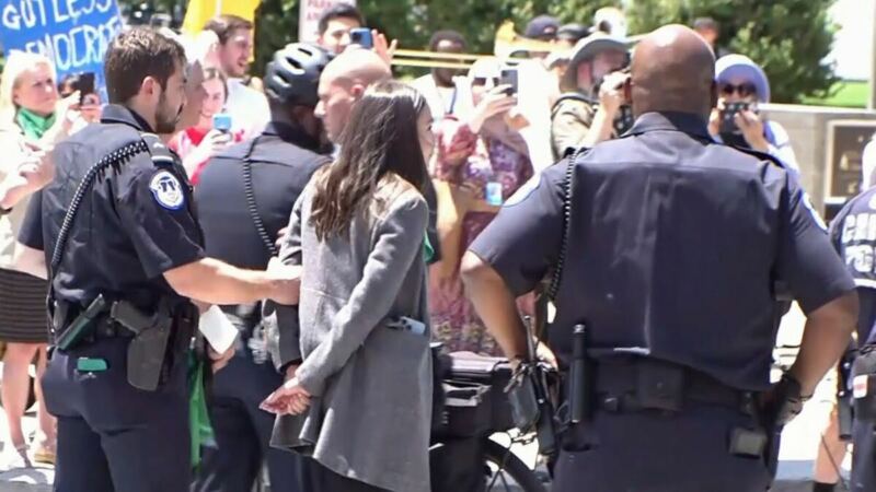 17 House Democrats “Arrested” During Protest Outside Supreme Court (VIDEO)