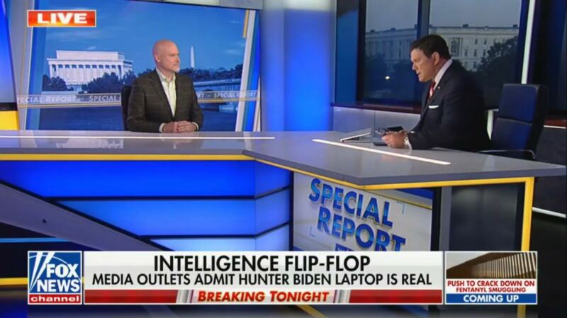 WATCH: Fox’s Baier Demands CIA Official Explain Stand on Hunter Biden Laptop