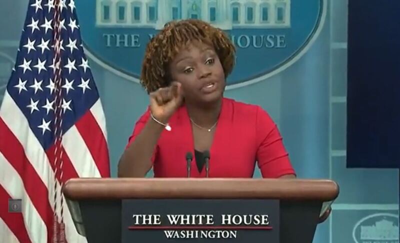 WOW! Karine Jean-Pierre Loses Control During Press Briefing When Reporters Question Fauci