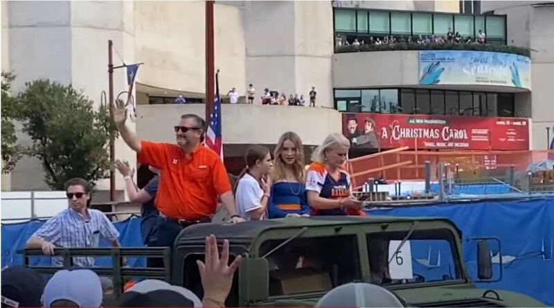 WATCH: Crazed Liberal Hurls Unopened Beer Can at Ted Cruz During Parade