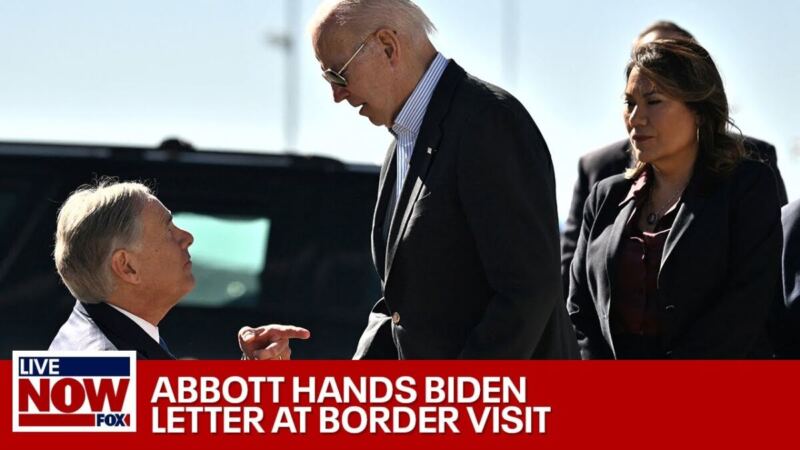 Texas Gov. Greg Abbott Blasts Biden Over Border Policies as Soon as His Plane Lands (VIDEO)