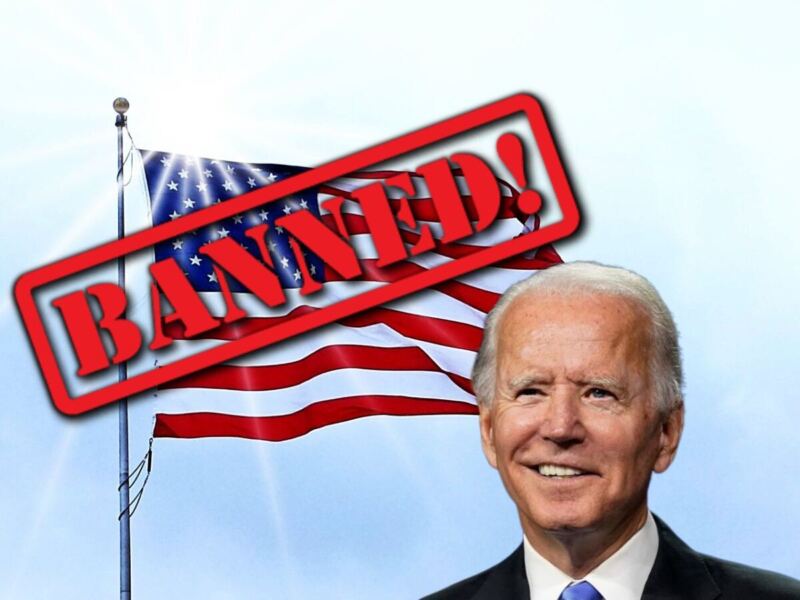 Biden Bans American Flags