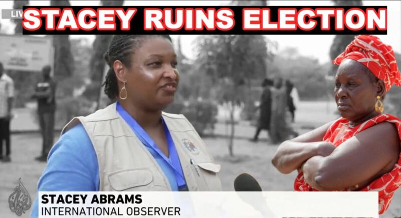 Stacey Abrams Ruins Election in Africa