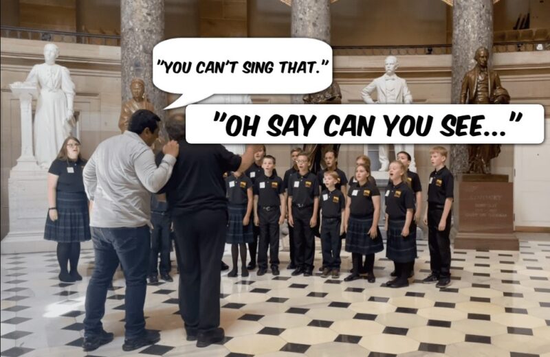 Children’s Choir Stopped from Singing National Anthem…The Reason Will Leave You Fuming
