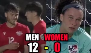 US Women’s Soccer Legends Get DESTROYED by Men’s Team