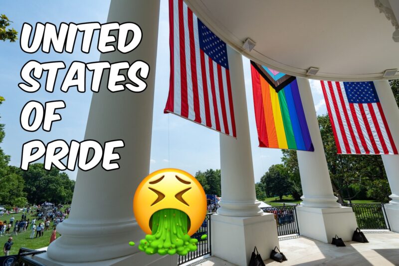 American Flag Takes Backseat to Pride Flag at White House Event After Biden Violates Flag Code