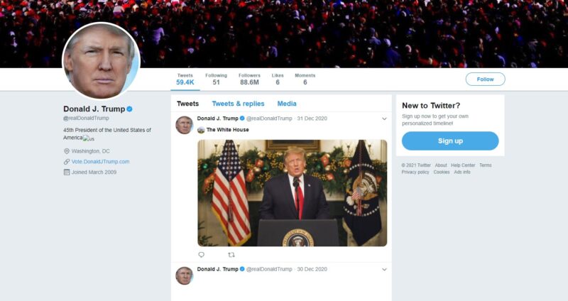 BREAKING: Search Warrant on Trump’s Twitter Account