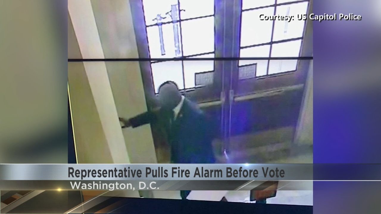 WATCH: Video Contradicts Dem Congressman’s Excuse for Pulling Capitol Fire Alarm