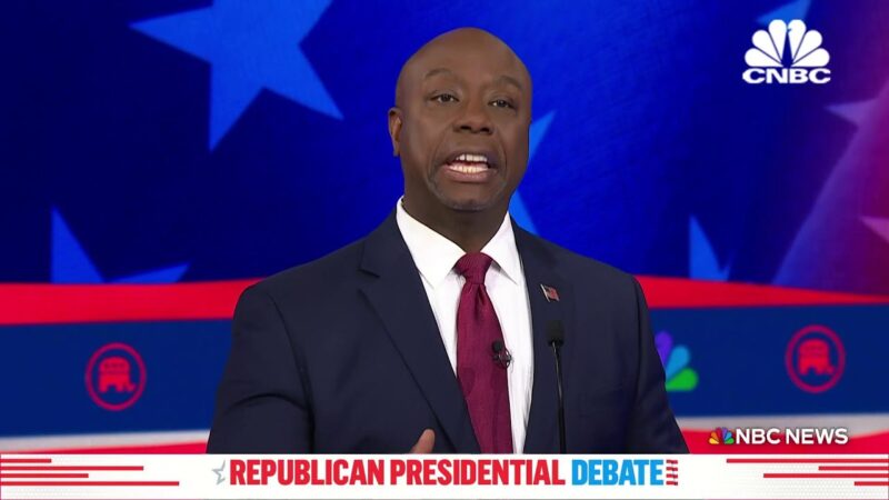 Tim Scott Schools Liberal Debate Host After Being Challenged on Issue