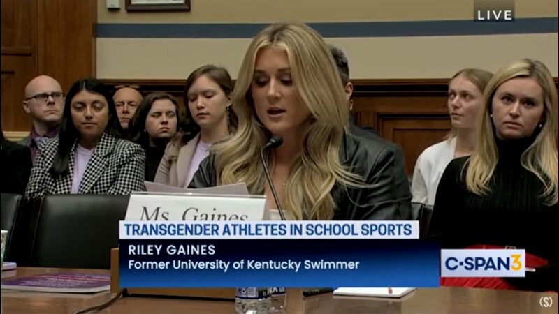 Riley Gaines Wrecks Dem Rep During Congressional Hearing (VIDEO)