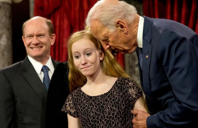 ‘Creepy’ Joe Biden Makes Bee-Line for Little Girl on His Way to Camp David