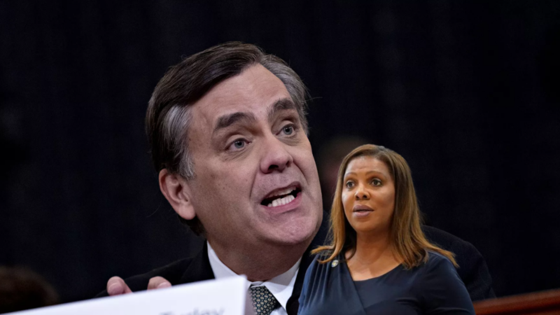 Jonathan Turley Pours Cold Water On Letitia James’ Plans: ‘Not Likely’