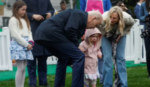 Little Girl Immediately Starts Crying When Biden Greets Her At Easter Egg Roll