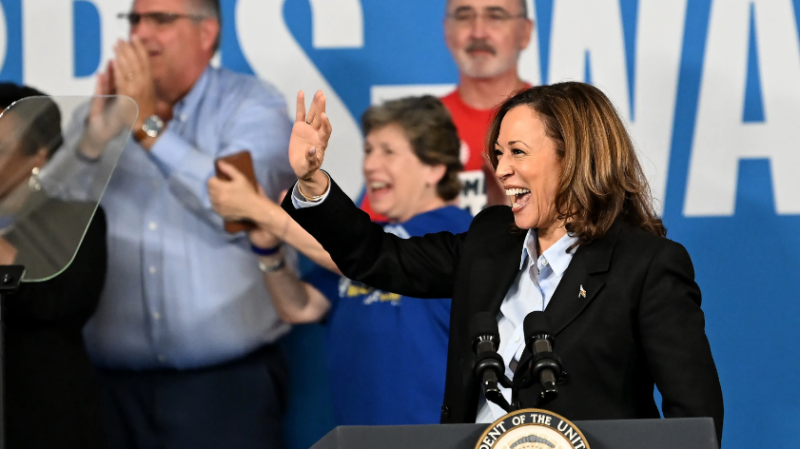 Kamala Gave Remarks In Detroit On Labour Day