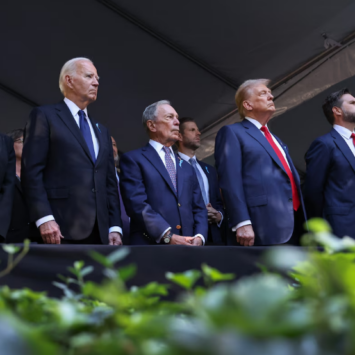 Kamala, Trump, and Other Attend Ceremony