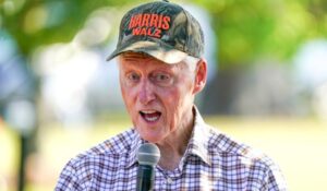 Bill Clinton Takes Part In Rally