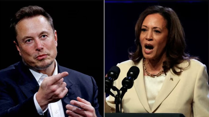 Musk Responds To Harris Comment